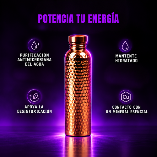 Botella de cobre | Potencia tu energía