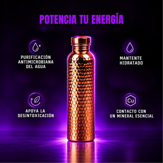 Botella de cobre | Potencia tu energía